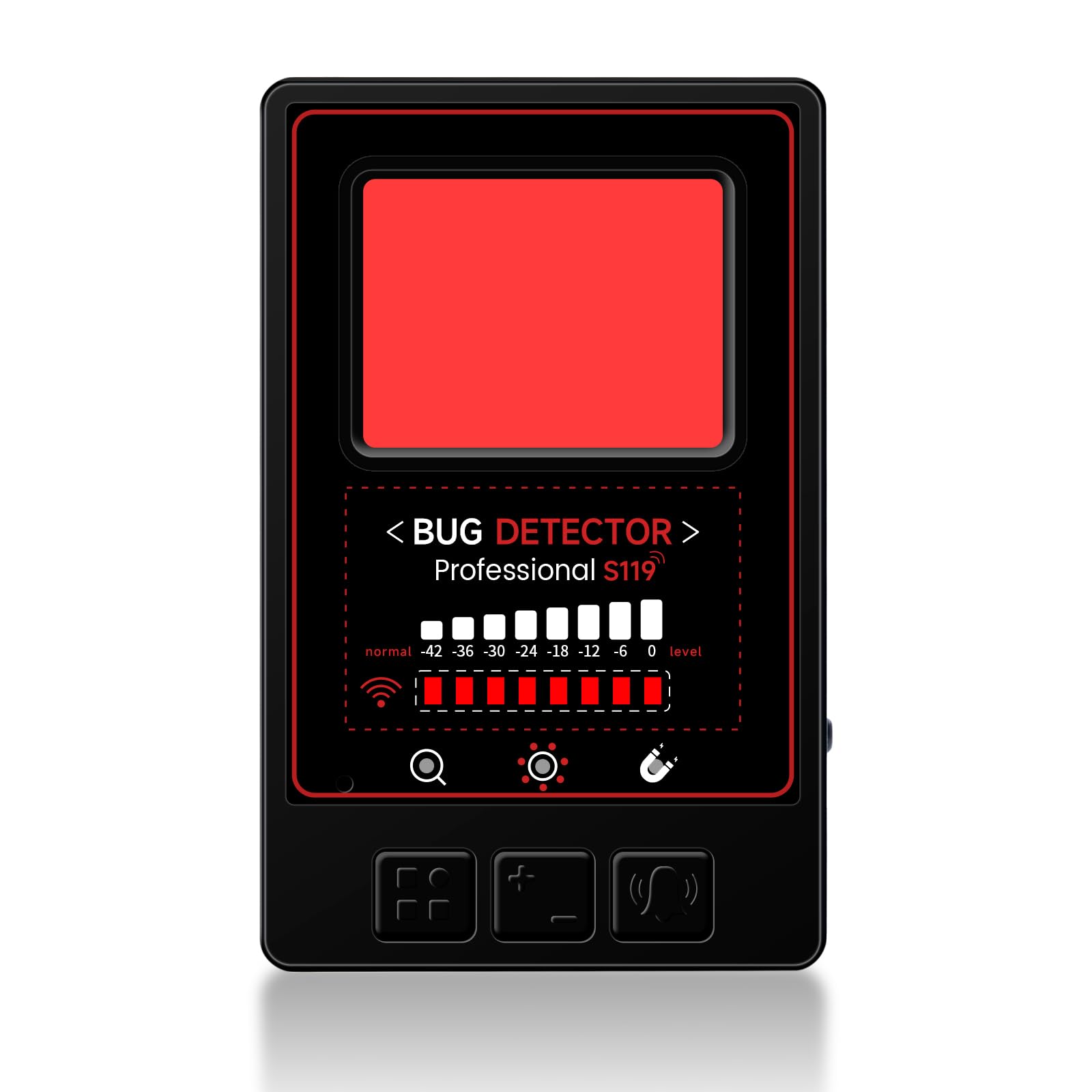 Hidden Camera Detectors, Professional Rf Bug Detector Anti Spy Camera Finder, Gps Tracker Listening Devices Wireless Signal Scan