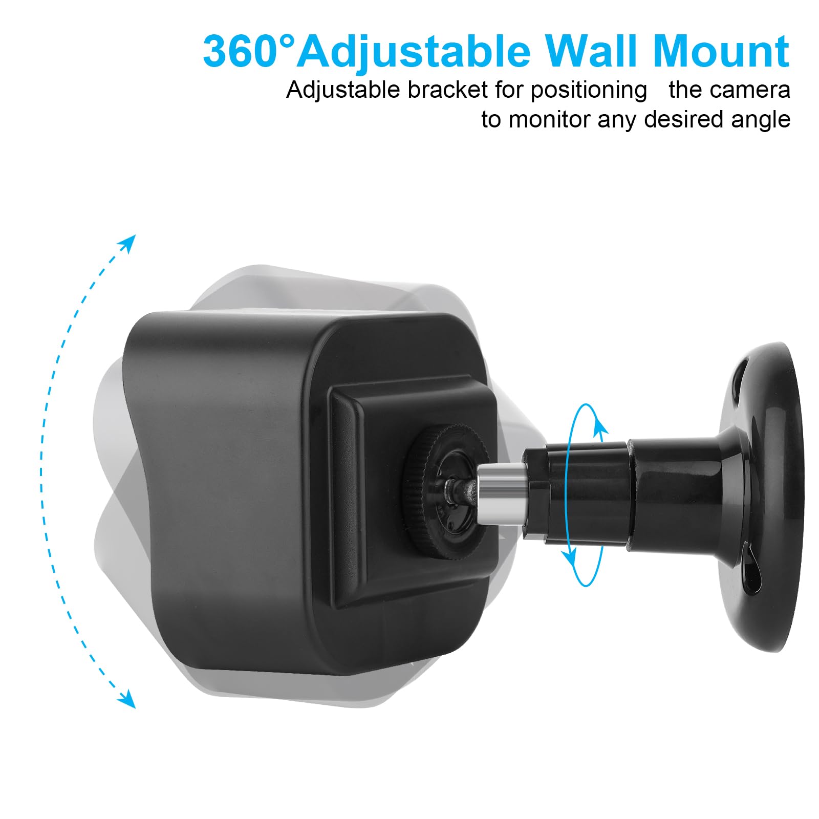 Uyodm 3Pack Wall Mount For Blink Outdoor 4 (4Th Gen) & Blink Outdoor (3Rd Gen) Camera, Weatherproof Protective Housing Cover And 360� Adjustable Mount (Blink Camera Is Not Included)