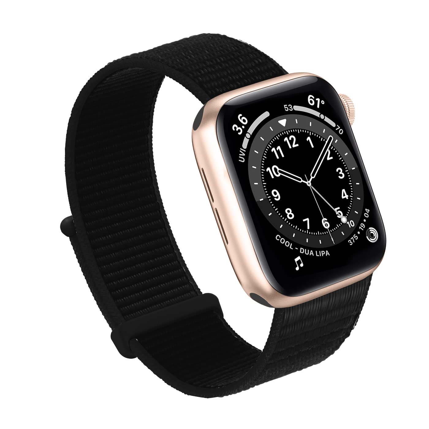 Bifeiyo Compatible with Apple Watch Bands Women Men 46MM 45MM 44MM 42MM 41MM 40MM 38MM,Nylon Sport Loop Strap for iWatch Series 