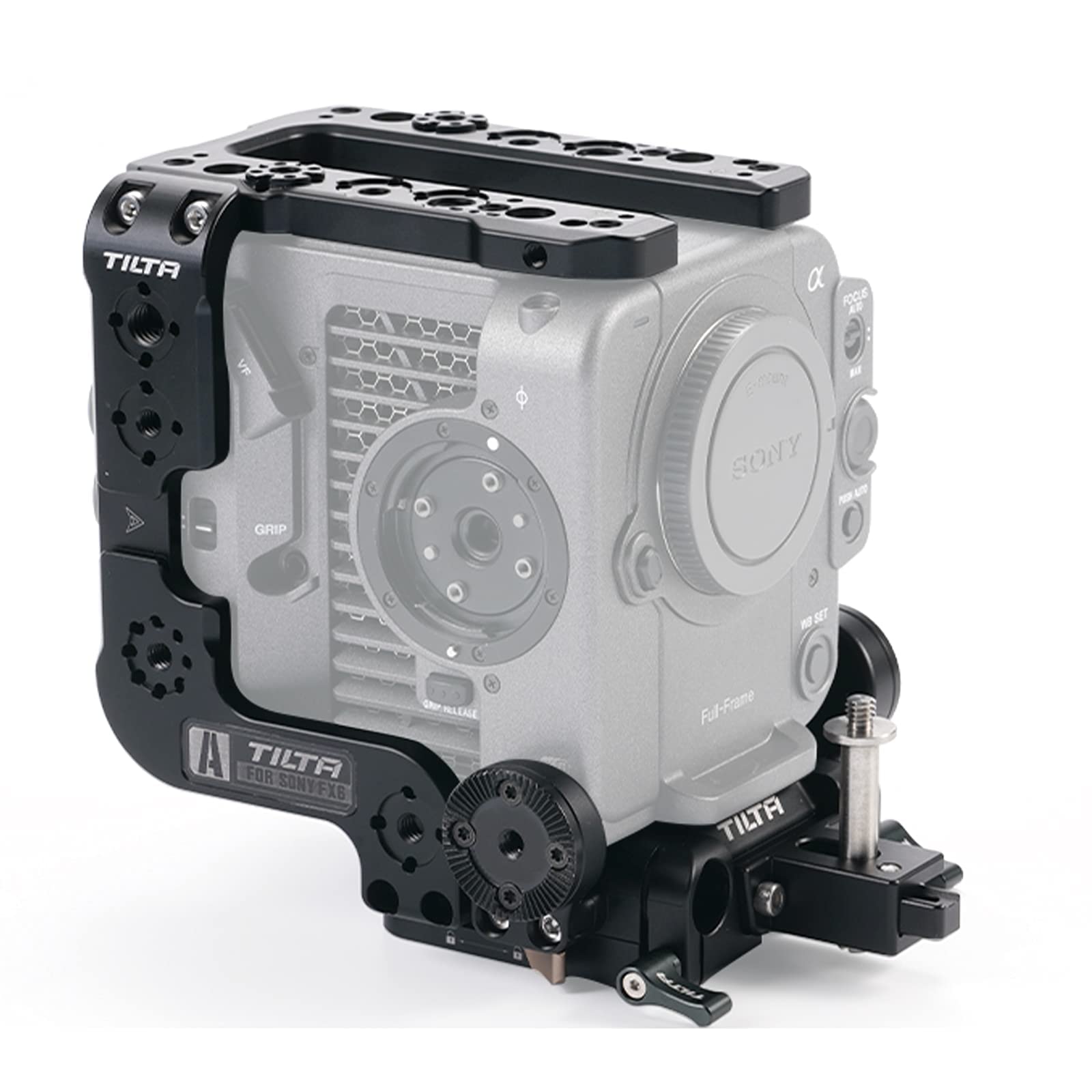 Tilta Camera Cage Compatible With Sony Fx6   Basic Kit (Without Battery Plate)