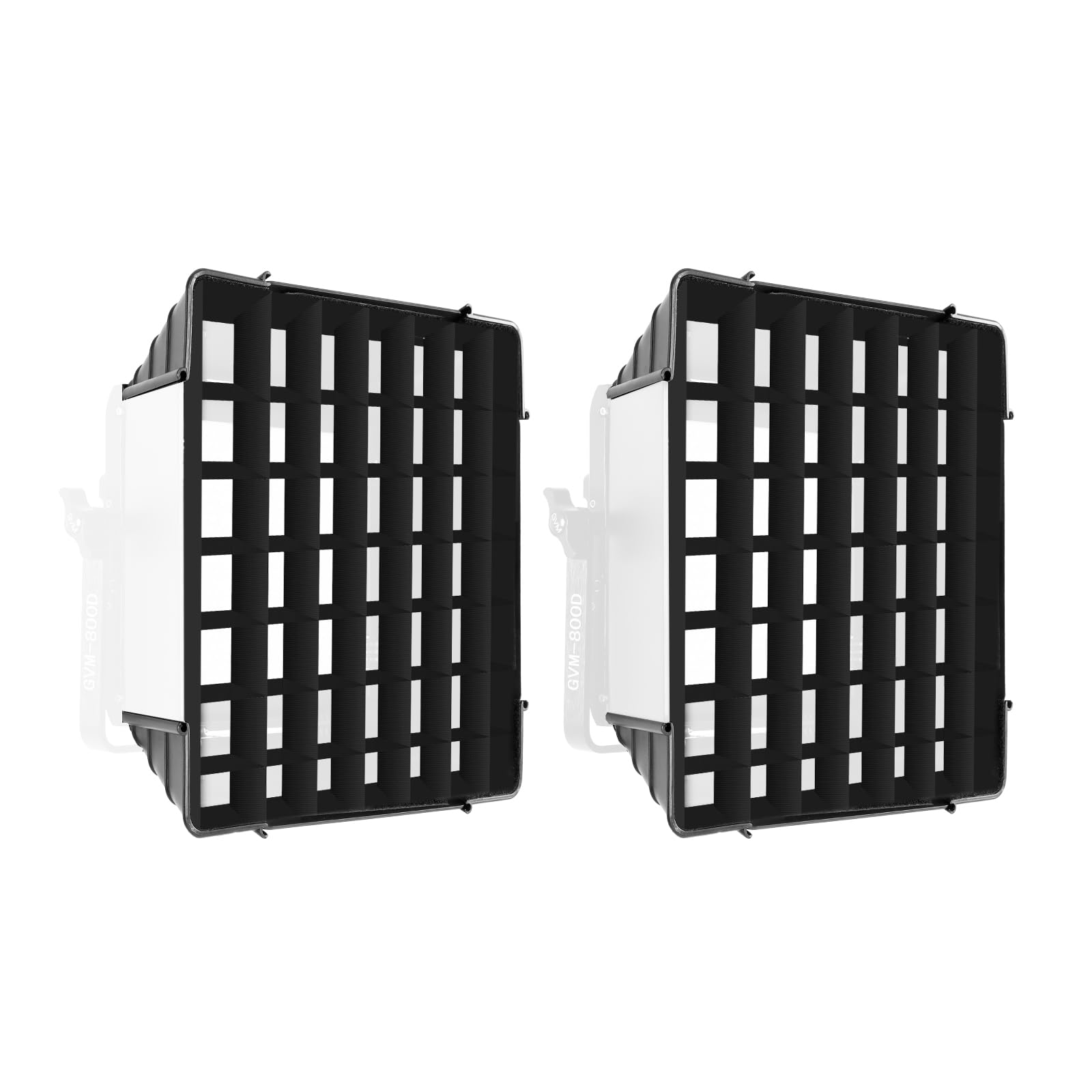 Gvm Foldable Softbox Diffuser With Grid Beehive For Rgb 800D/560As/480Ls Series Led Video Light, Suitable For Studio Lighting, P