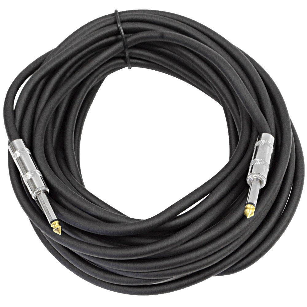 Seismic Audio - Fs35_2Pack - Pair Of 35 Foot 1/4 To 1/4 Pro Audio Pa Dj Speaker Cable 14 Gauge - Heavy Duty