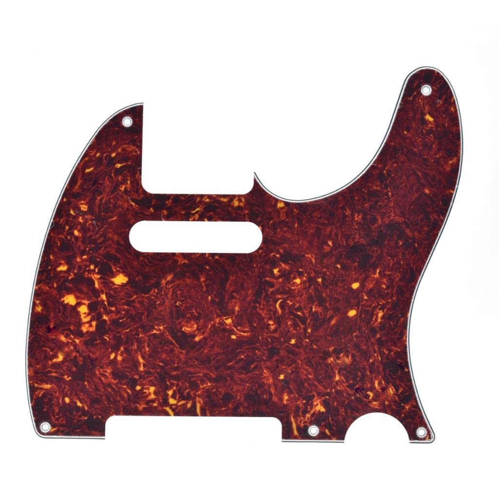 Kaish American Vintage 5 Hole Tele Pickguard Tl Guitar Pick Guard Scratch Plate For Tele/Telecaster Vintage Tortoise