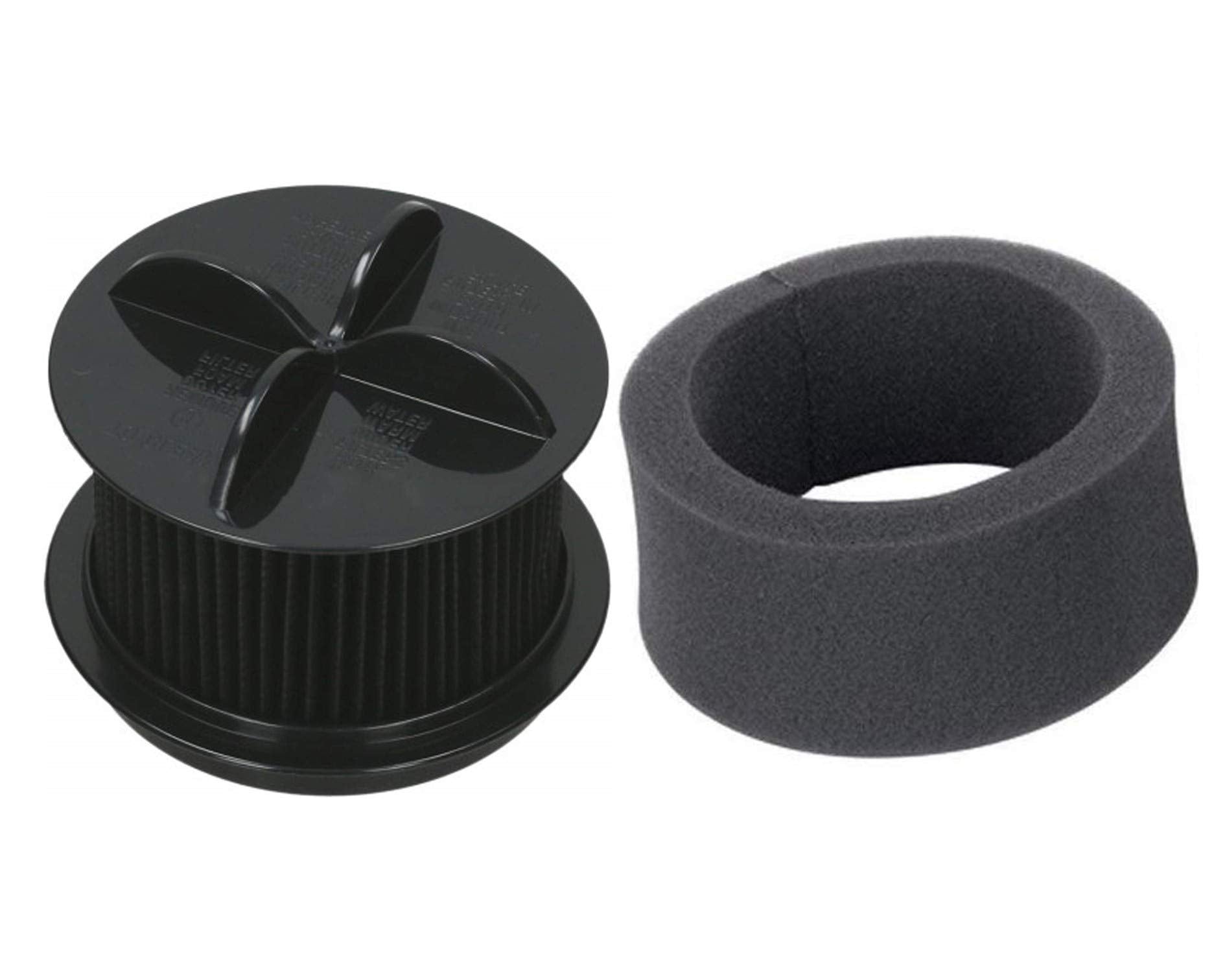 Envirocare Replacement Vacuum Cleaner Filter Designed To Fit Bissell 9/10/12 Hepa Pleated Micro Inner Filter And Outer Foam Filt