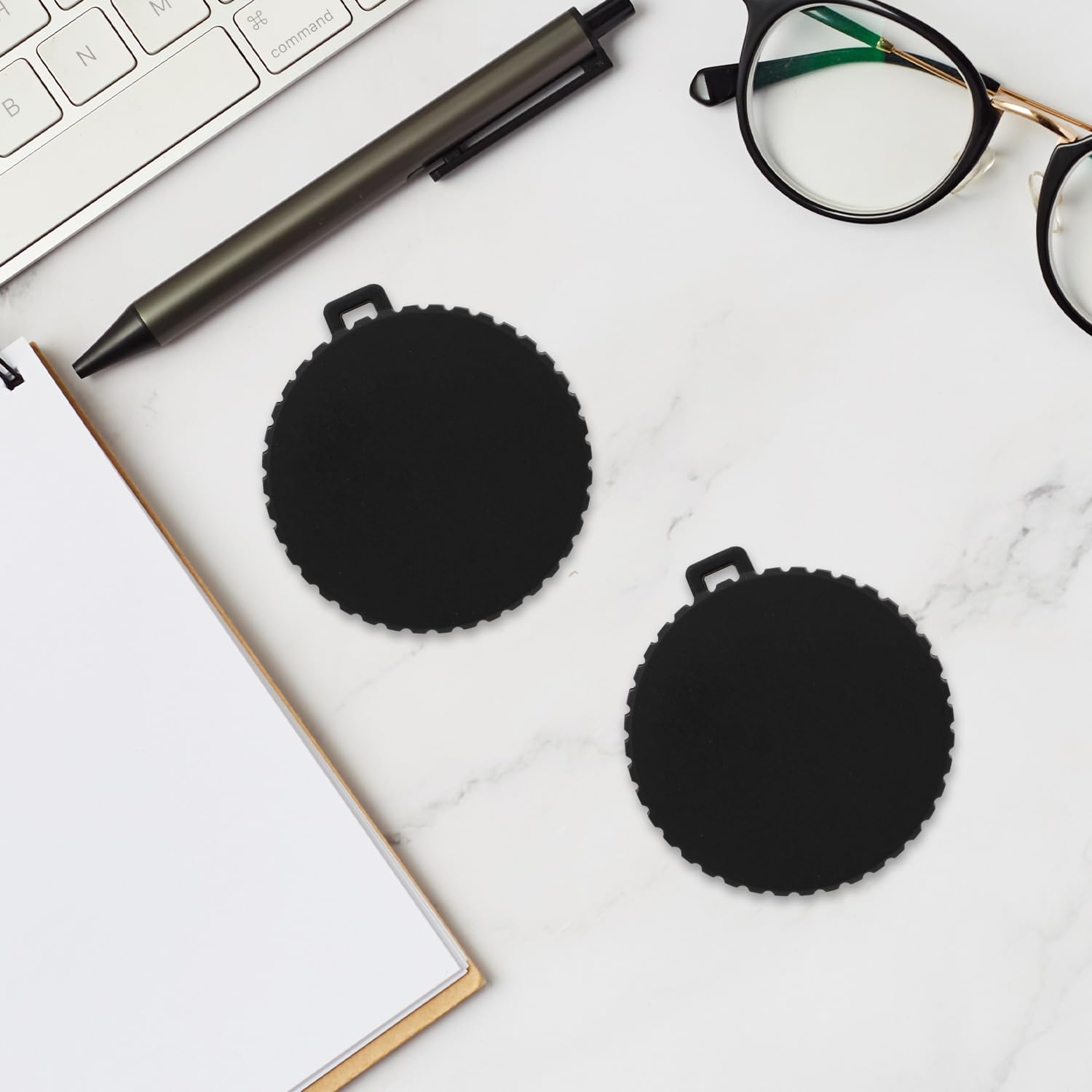 2Pcs Lens Cap For Osmo Action 4 And Action 3, Black Lens Protector Flexible Lens Cover Protective Accessories Compatible With Os