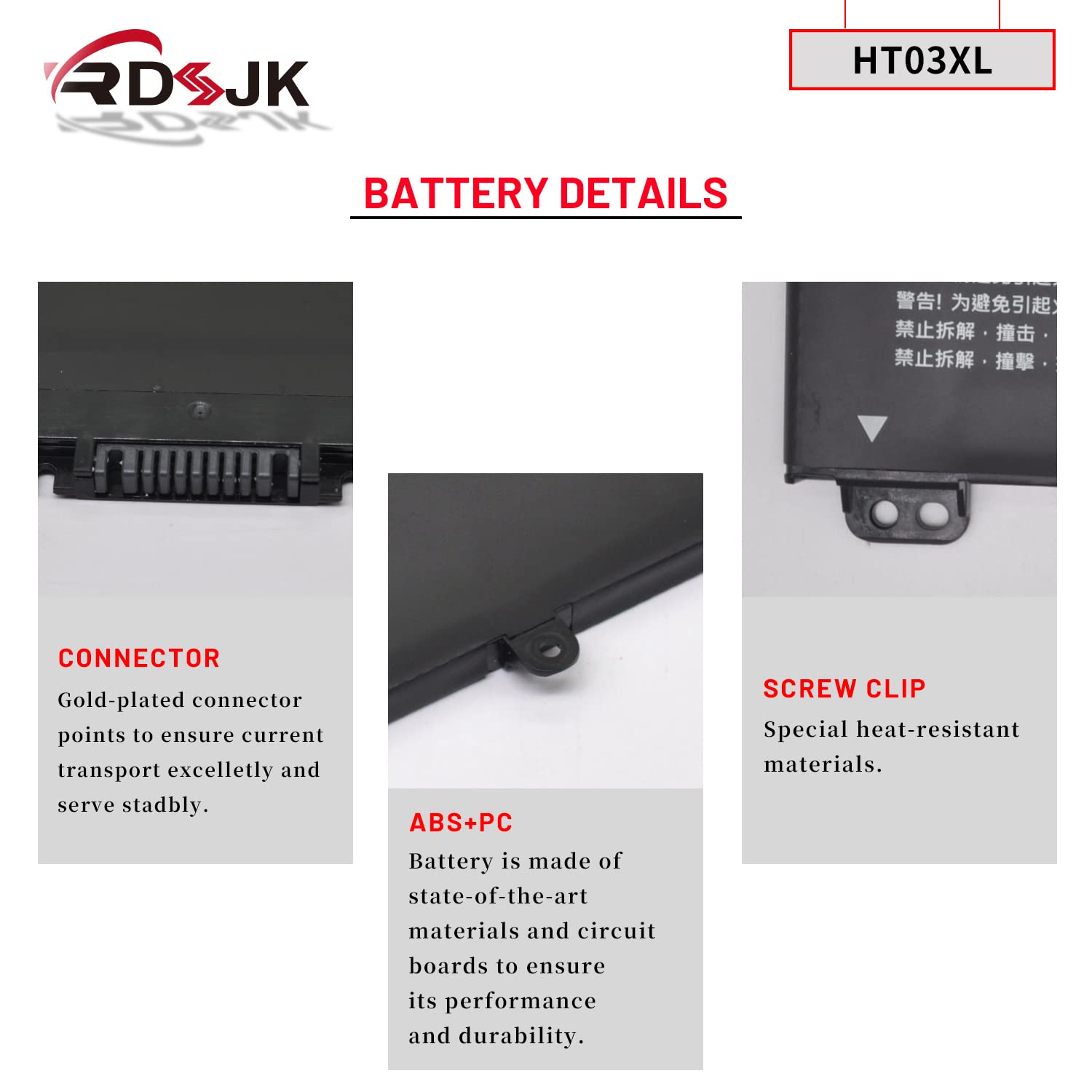 Ht03Xl Hstnn Ib8O Laptop Battery For Hp Pavilion 14 Ce 14 Cf 14 Ck 14 Cm 14 Dh 14 Dq 14 Dk 15 Cs 15 Cw 15 Da Db 15 Dw 15 Dy 17 B