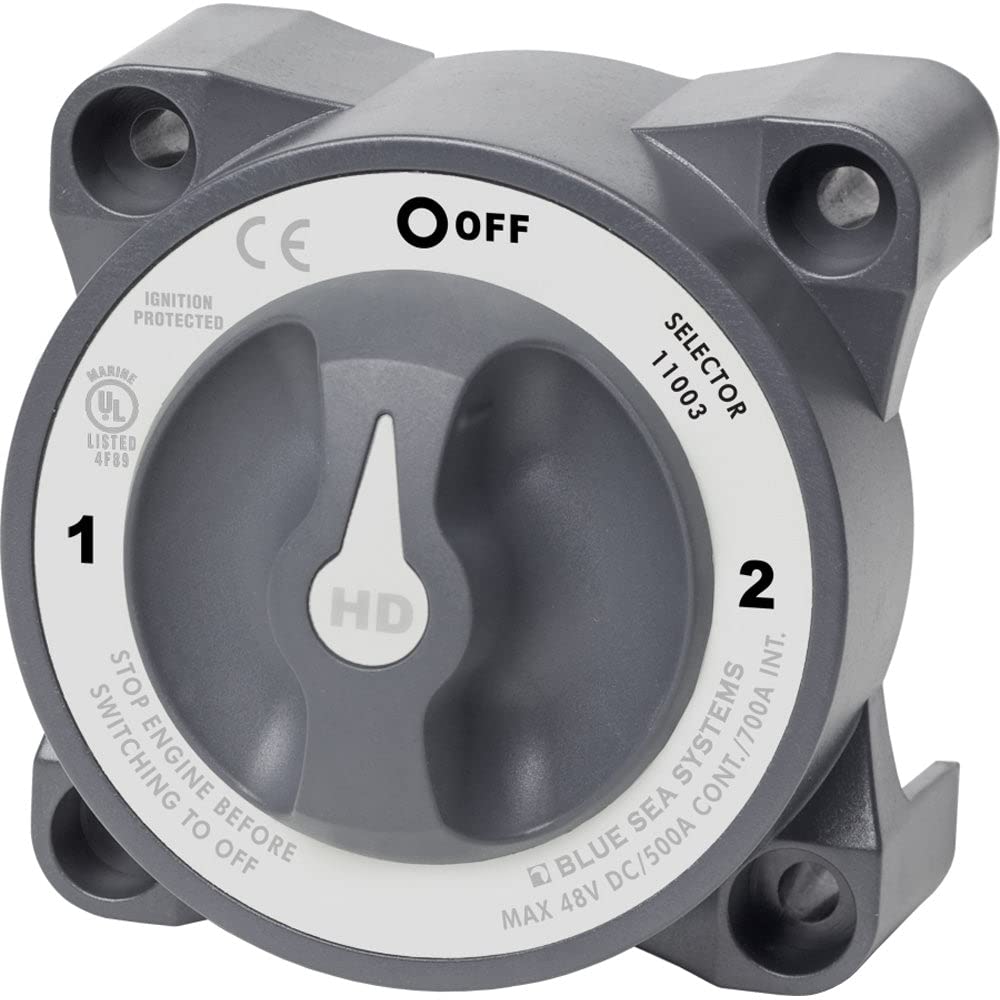 Blue Sea Systems 11003 Blue Sea 11003 HD-Series Battery Switch with Alternator Field Disconnect