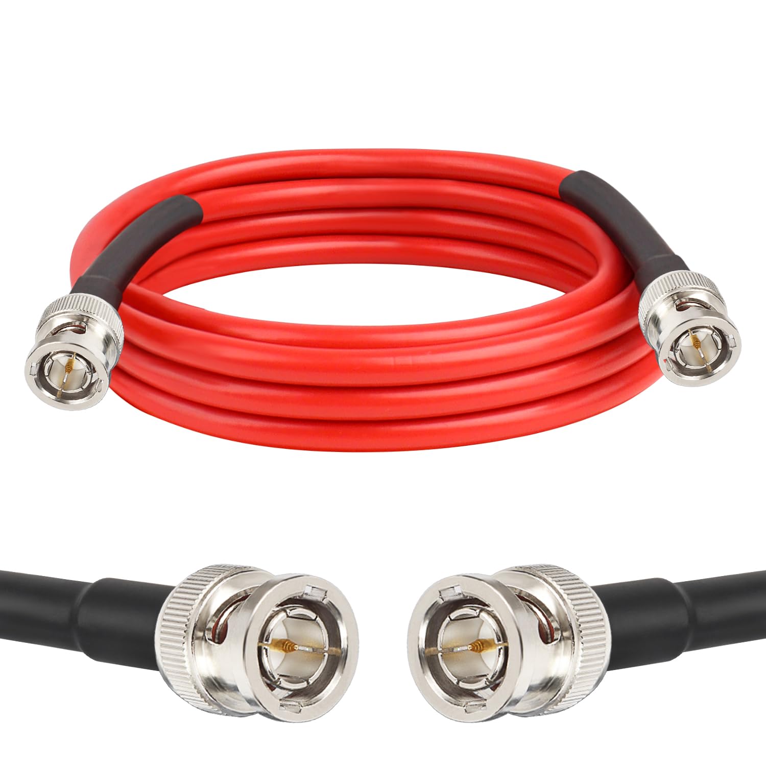 Xrds  Rf 12G Sdi Cable 6Ft, Sdi Video Cable 3G/6G/12G 75Ohm Rg6 Bnc Cable Supports Hd Sdi/3G/6G Sdi/4K For Video Security Camera