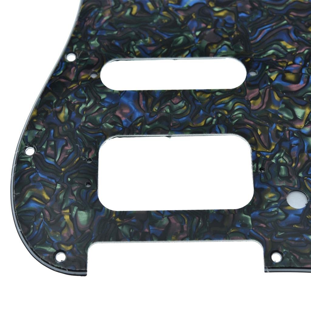 Dopro 11 Hole Strat Hss Guitar Pickguard 3 Screw Humbucking Pickup Mount For American Fd Stratocaster Abalone Pearl