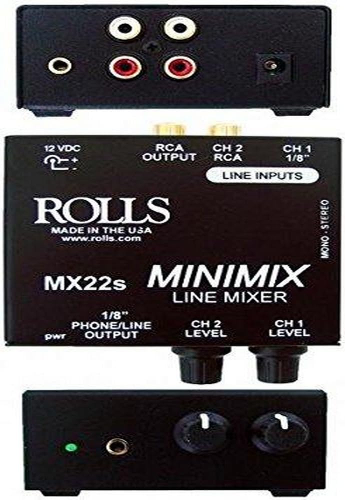 Rolls, 3 Acoustic Guitar Amplifier, Black (Mx28)