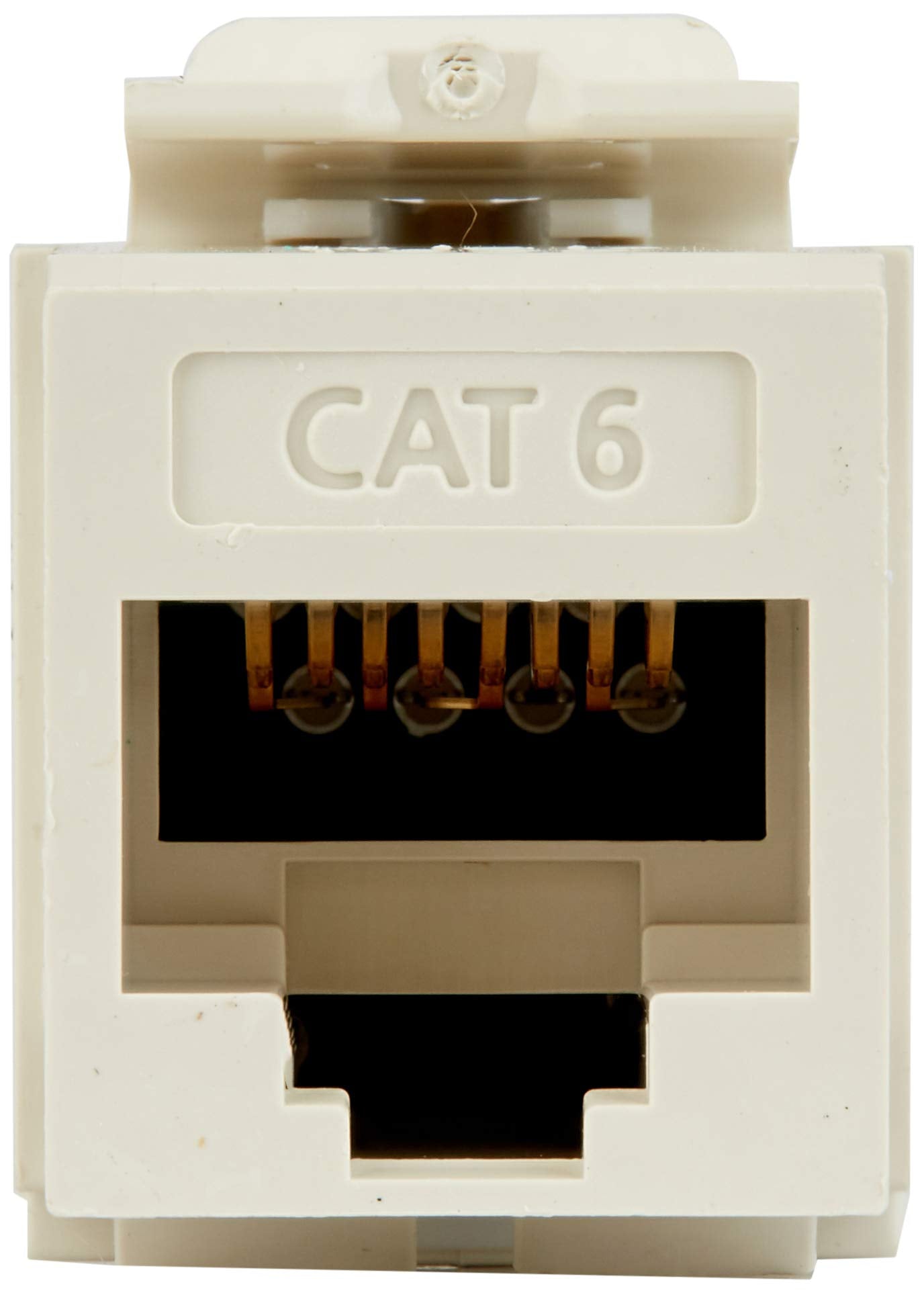 Leviton 61110 BT6 Extreme 6+ QuickPort Connector, CAT 6, Light Almond, 25 Pack