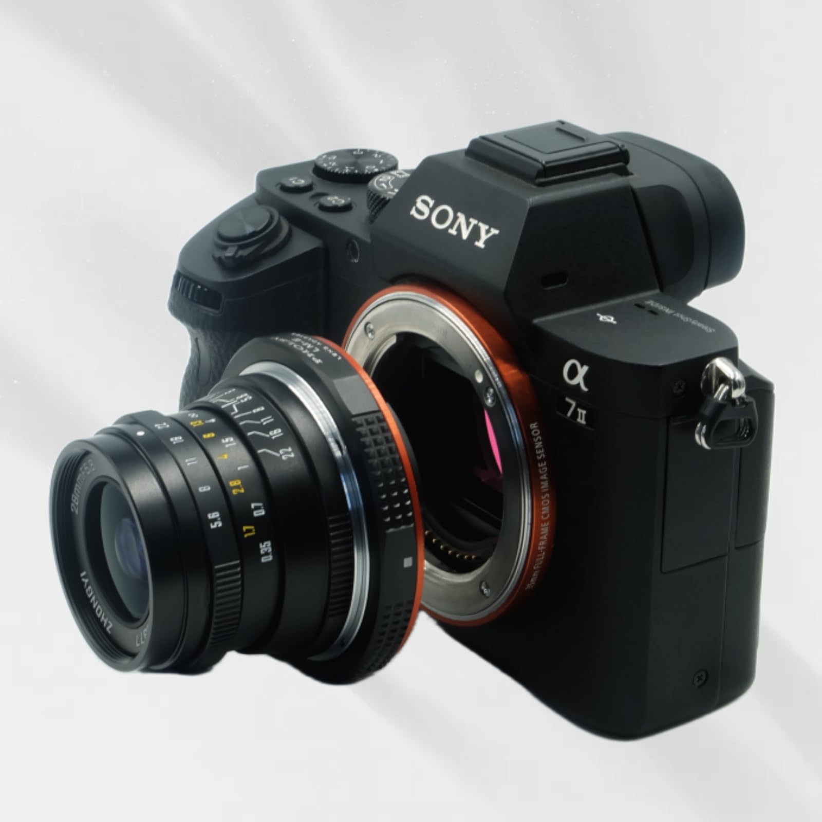 Pholsy Lens Mount Adapter Compatible With Leica M Lm, Zeiss Zm, Voigtlander Vm Mount Lens Compatible With Leica M To E Camera Co