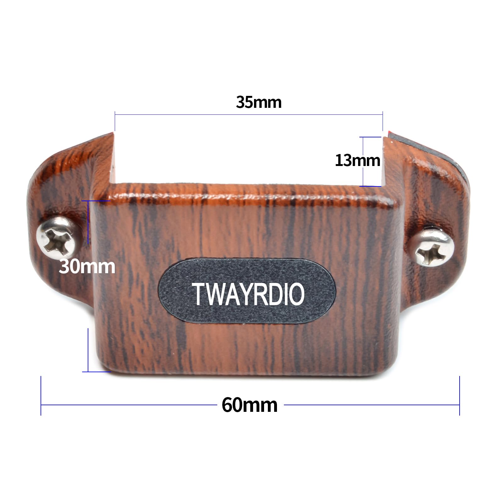 Twayrdio Dashboard Mount Holder Belt Clip Hook With Screws For Motorola Talkabout Midland Baofeng Retevis Yaesu Handhelds Walkie