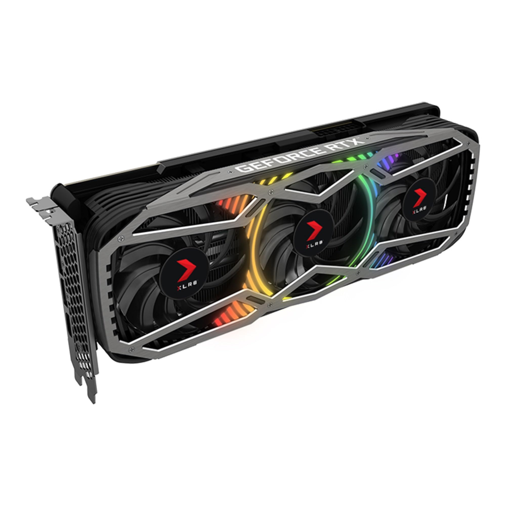 Pny Geforce Rtx 3070 8Gb Xlr8 Gaming Revel Epic X Rgb Triple Fan Graphics Card Lhr