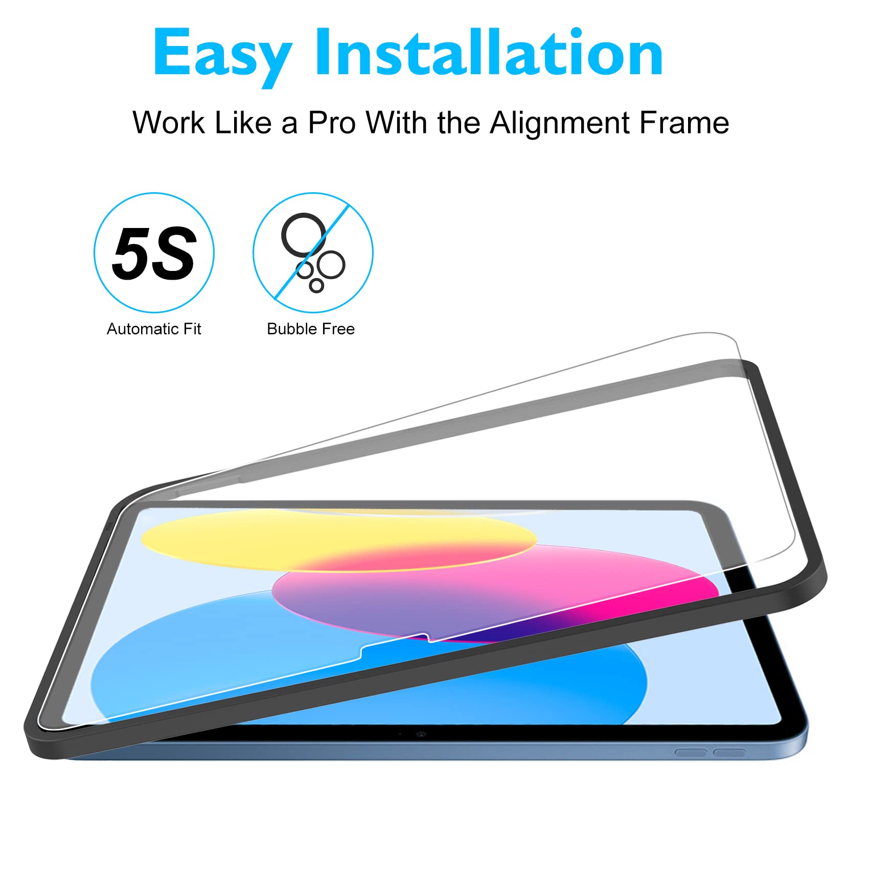 Mothca [2 Pack] Matte Glass Screen Protector For Ipad 10Th Generation (2022, 10.9 Inch) Anti Glare & Anti Fingerprint Hd Tempere