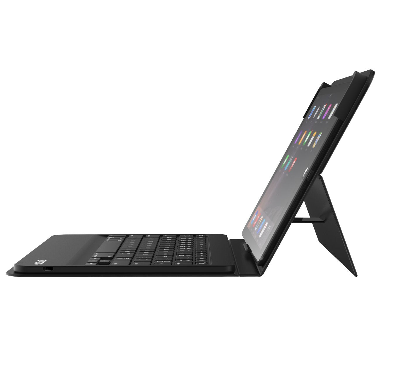 Zagg Id8Bsf-Bb0 Messenger Folio Case And Non-Backlit Bluetooth Keyboard For Apple Ipad Pro 9.7, Ipad 9.7, Ipad Air And Ipad Air