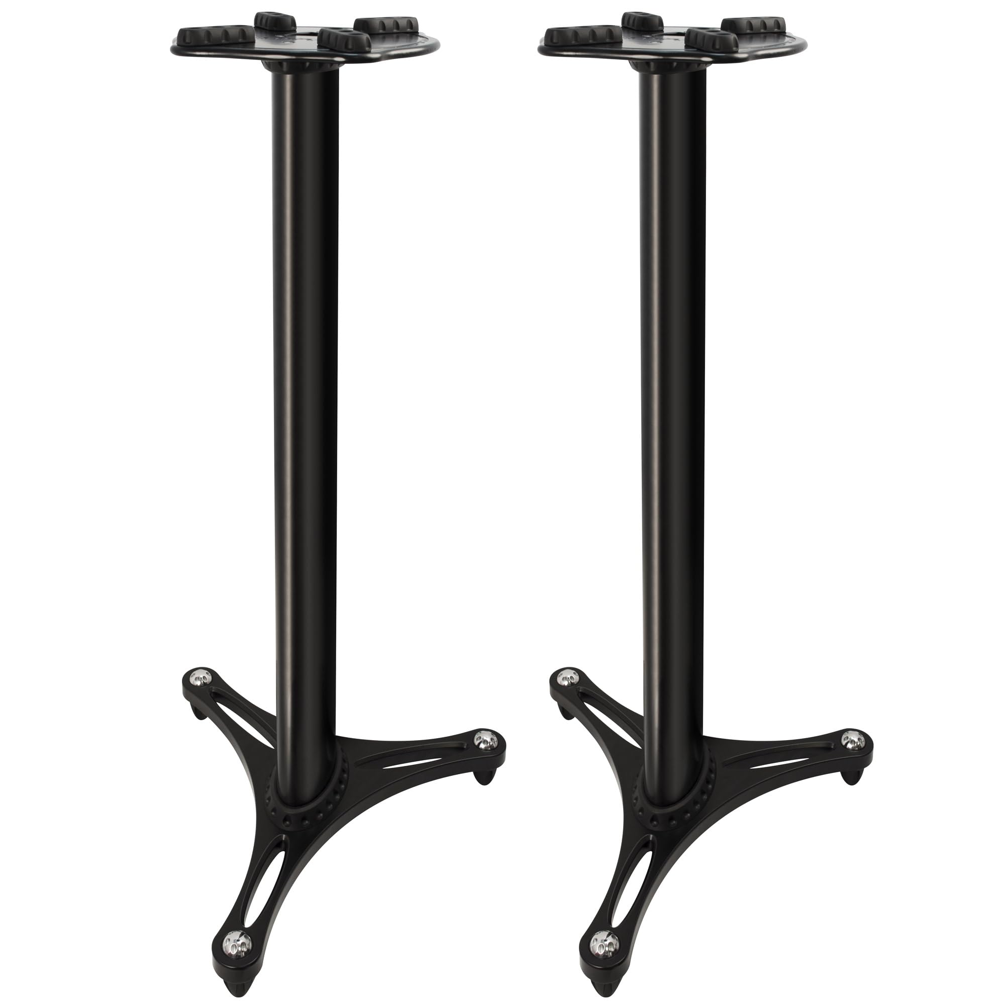 Ultimate Support MS-90/36B 36 Inches Studio Monitor Stands - Black Finish