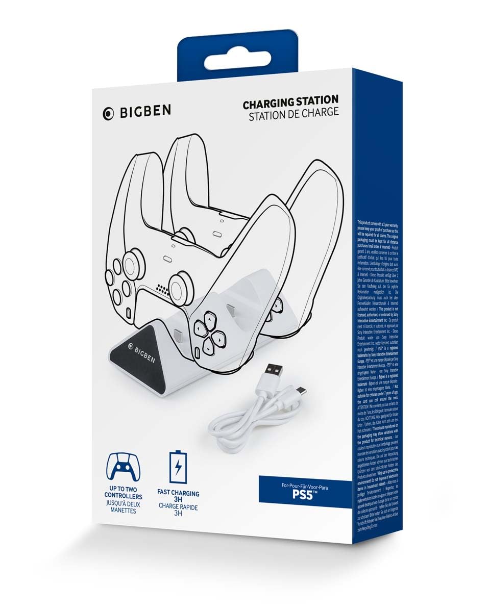 USB-C Charging Station for The Official Dualsense PS5 Controllers