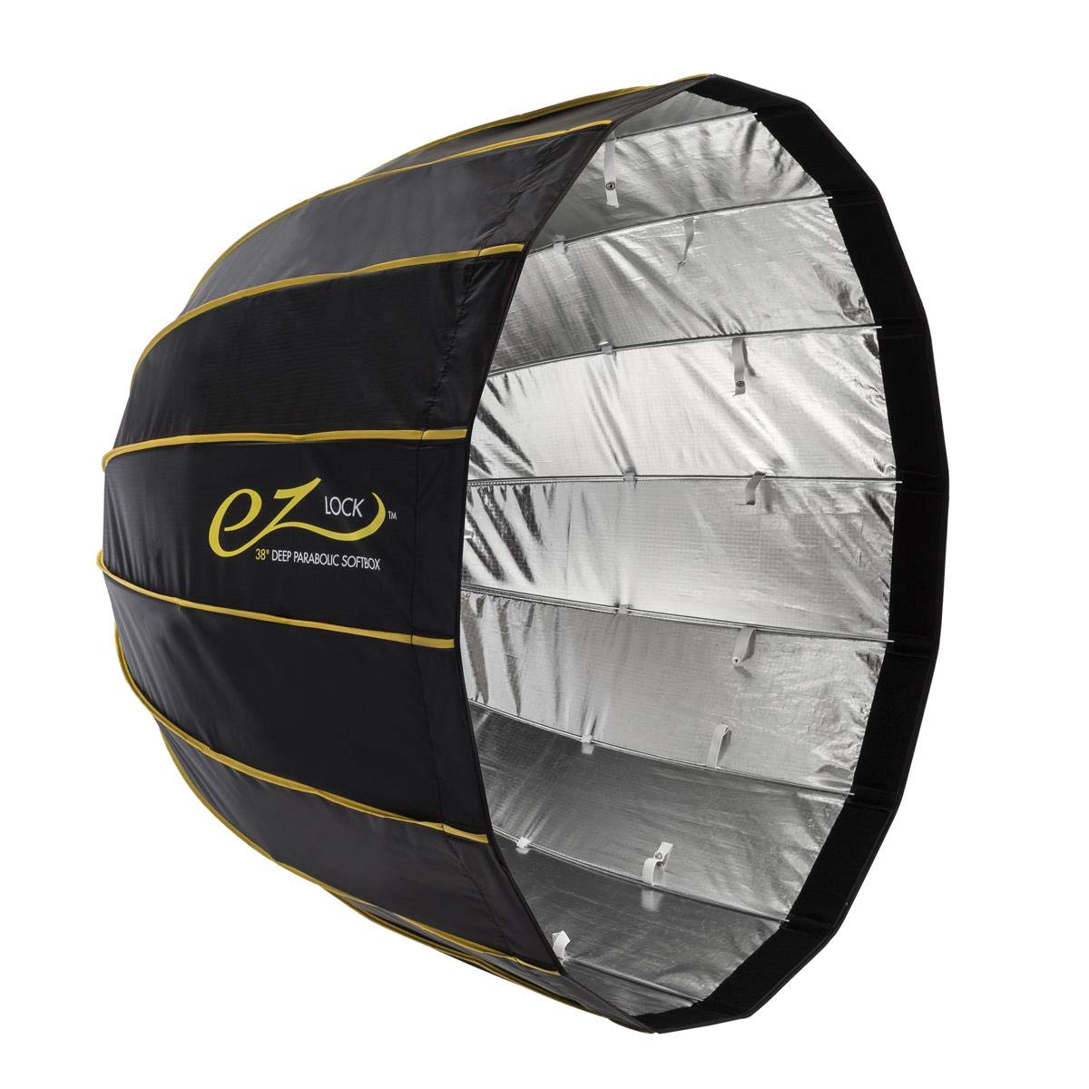 Glow Ez Lock 38'' Deep Parabolic Quick Softbox, 16-Sided Parabolic Softbox Opens Up And Closes Down 'Umbrella' Style, This Bowen