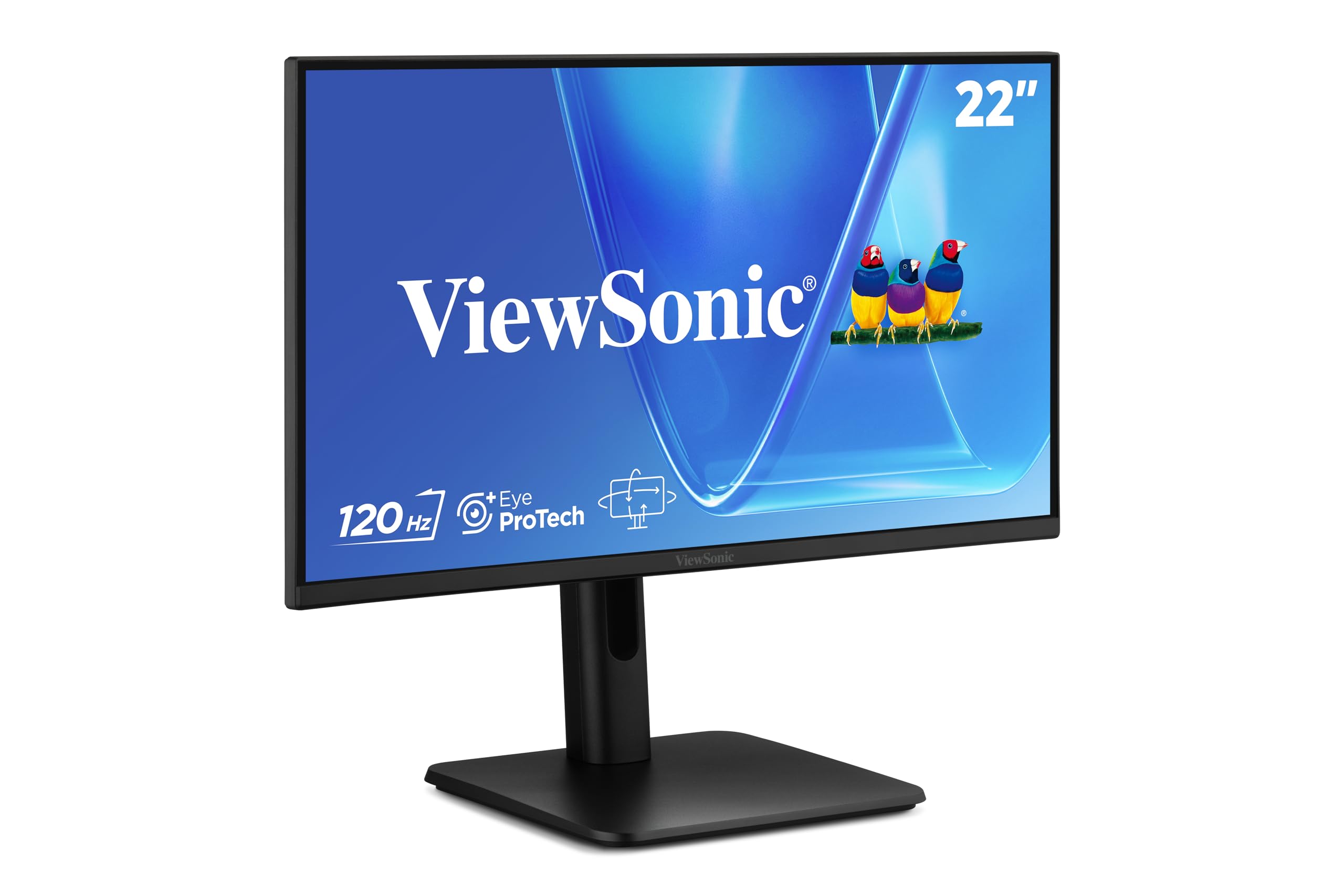 ViewSonic VG2242 22 Inch 1080p Monitor, VA Display with 120Hz for Smooth Home and Office Productivity, Advanced Ergonomics, HDMI