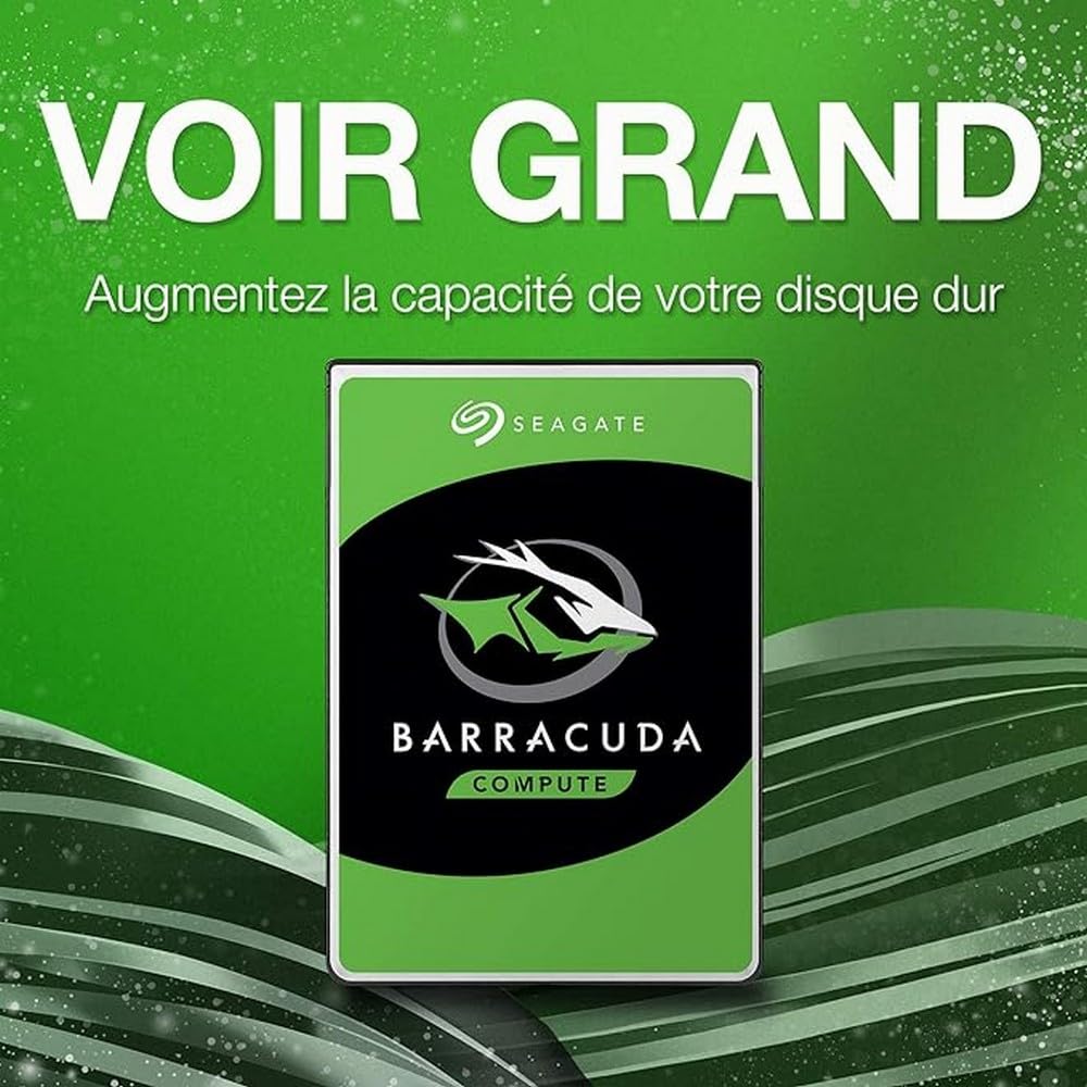 Seagate BarraCuda 2TB Internal HDD – 3.5 SATA 6Gb/s, 7200 RPM, 256MB Cache – Frustration Free Packaging (ST2000DM