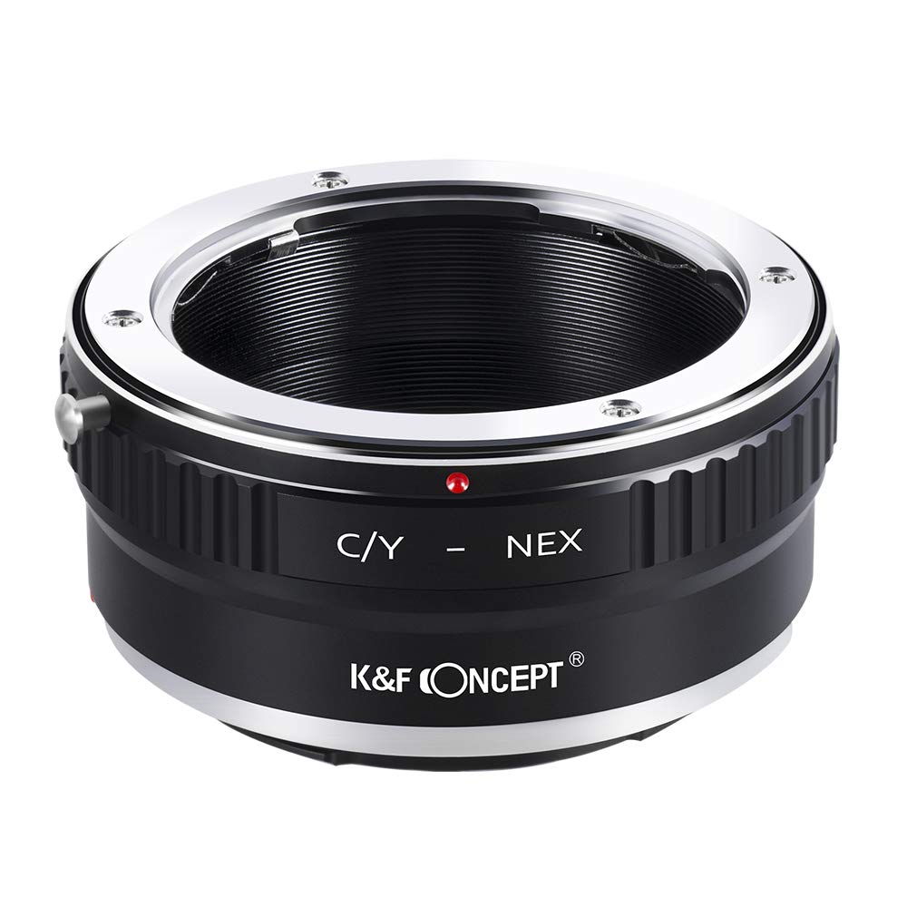 K&F Concept Lens Mount Adapter, Contax/Yashica (C/Y) Lens To Sony Alpha Nex E Mount Camera
