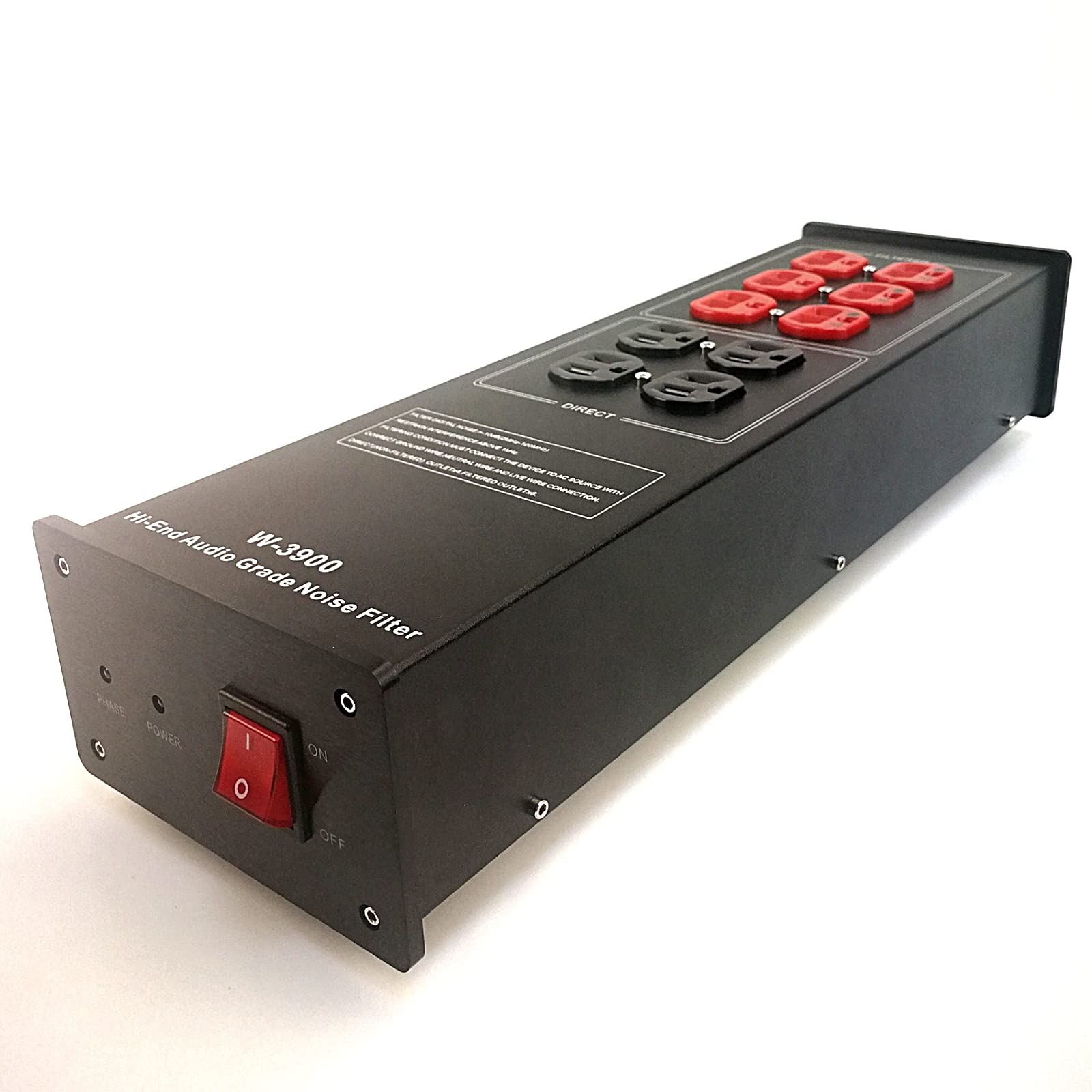 Ac Power Filter Power Conditioner   Waudio Ac Power Purifier With Surge Protector, Black