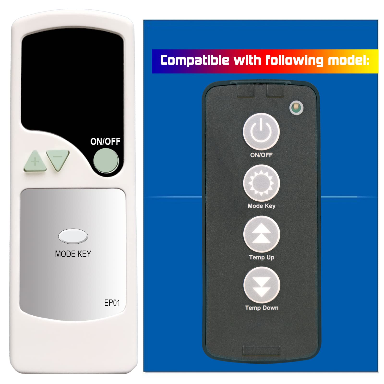 Replacement Remote Control For Edenpure Trusted Comfort Trustedcomfort Heater Rpe1500 A5093 A5093/R Rpe1500A5093 Rpe1500A5093/R