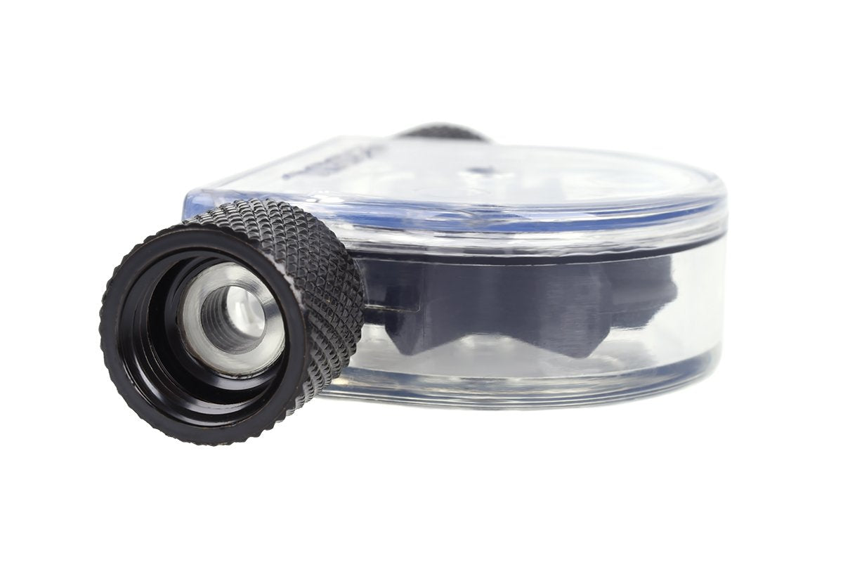 Alphacool 17366 Eisfluegel Flow Indicator Black G1/4 Inner Thread - Acryl Water Cooling Monitoring