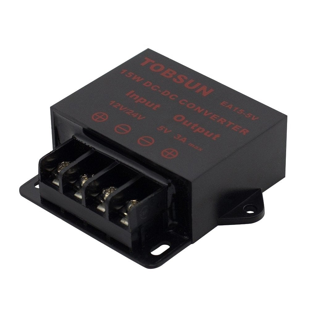 Binzet Dc Converter Step Down Regulator 5V Regulated Power Supplies Transformer Converter (5V 3A 15W)