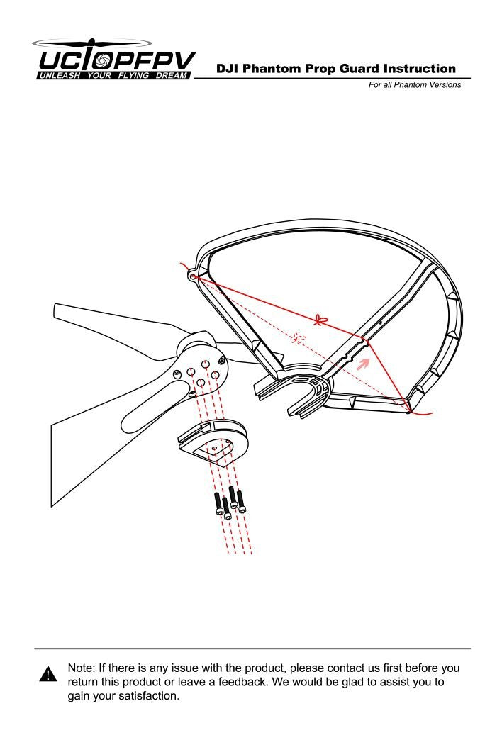 Summitlink Snap On/Off Prop Guards 2X Orange 2X Black For Dji Phantom 1 2 3 Quick Connect Tool Free