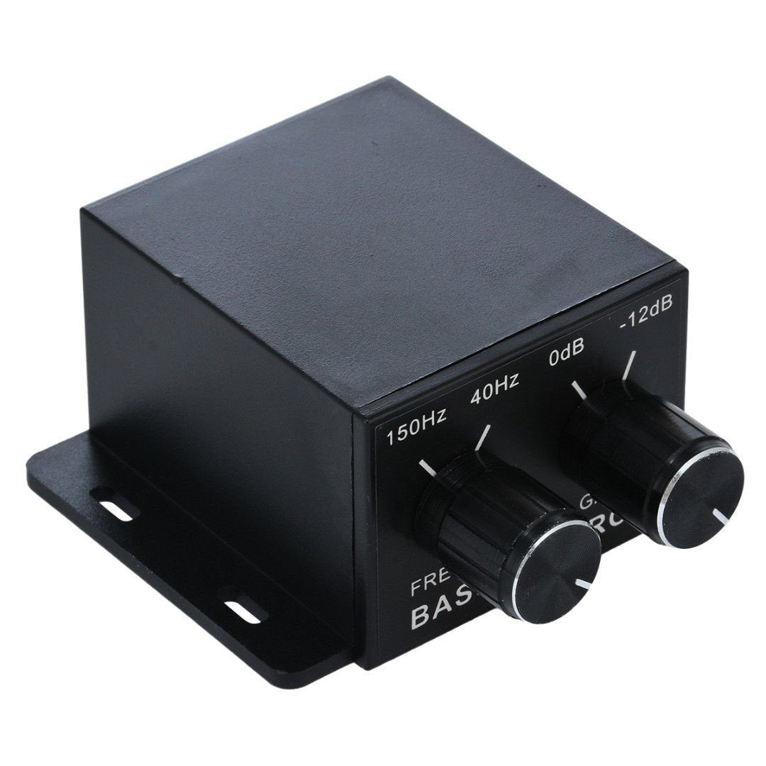 Nobsound Auto Car Amplifier Audio Subwoofer Bass Control Knob Sub Gain Equalizer Regulator Frequency Controller Rca Line Level A