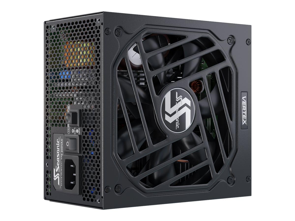 Seasonic Vertex Gx 1200   1200W   80+ Gold   Atx 3.0 & Pcie 5.0 Ready   Full Modular   Atx Form Factor   Low Noise   12 Year Warranty   Nvidia Rtx 30/40 Super & Amd Gpu Compatible