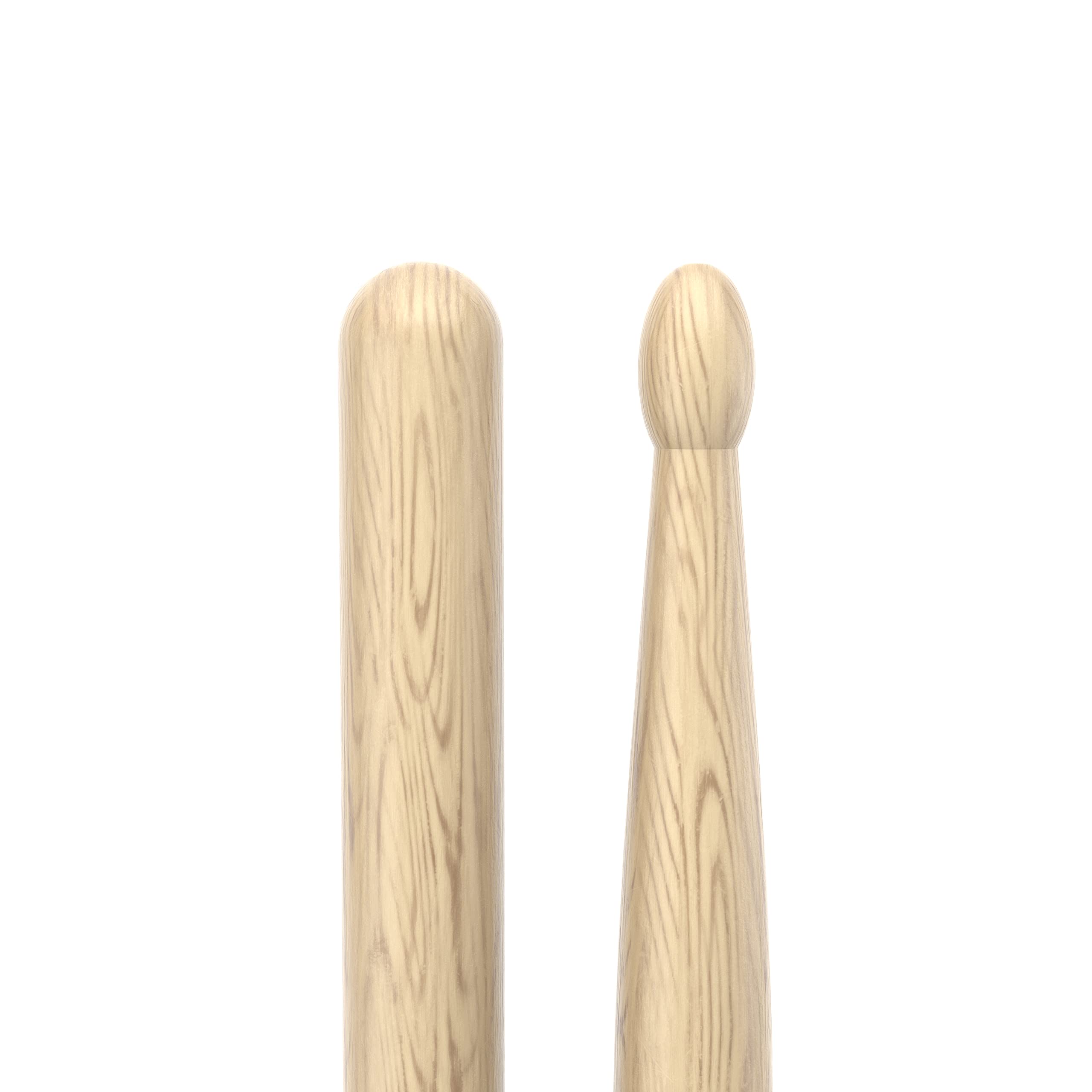 Promark Drum Sticks   Classic Attack 5B Shira Kashi Oak Drumsticks, Oval Wood Tip, One Pair