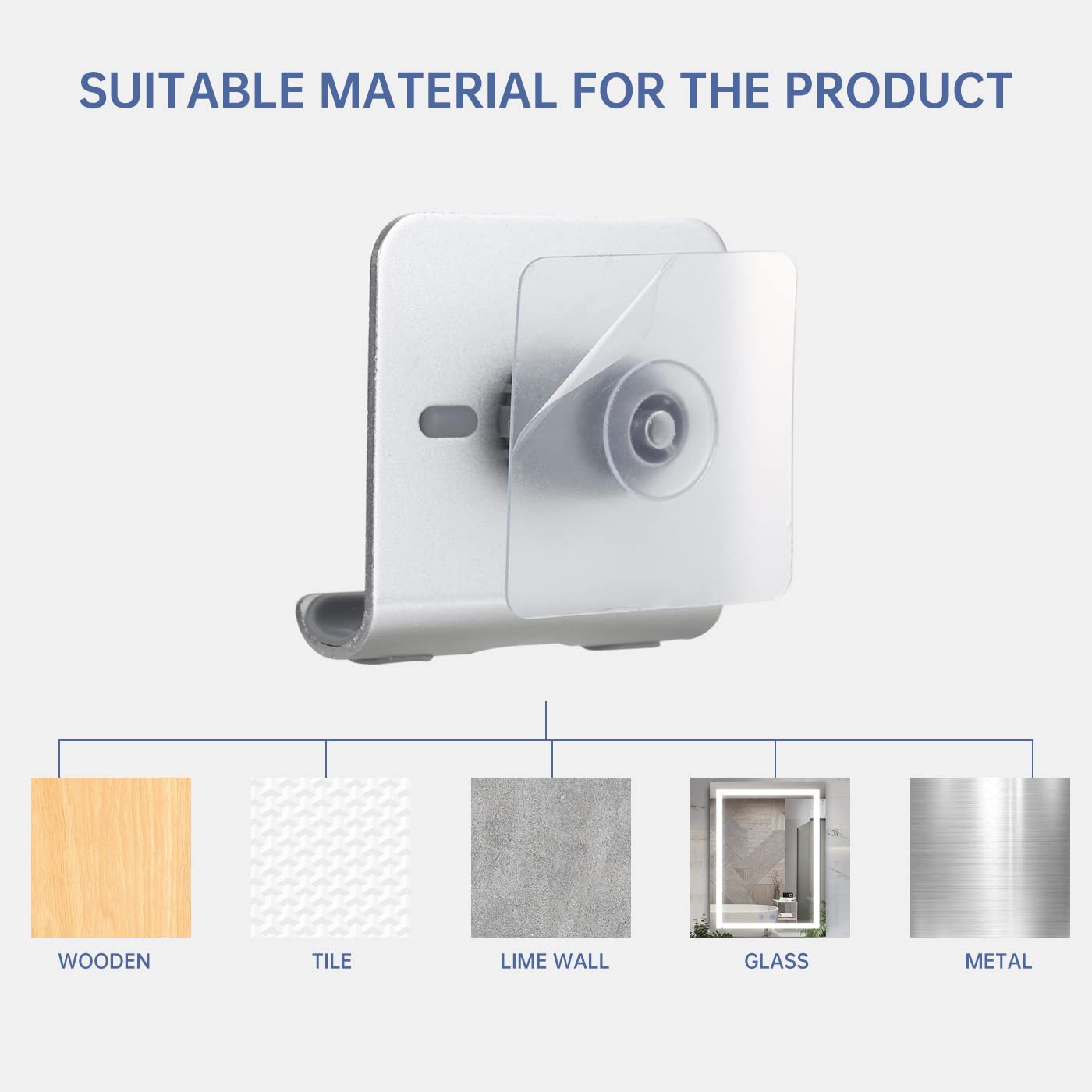 Shower Phone Holder, Shower Phone Mount Phone Holder For Shower Wall Mount Phone Holder Phone Wall Mount Adjustable Cellphone St