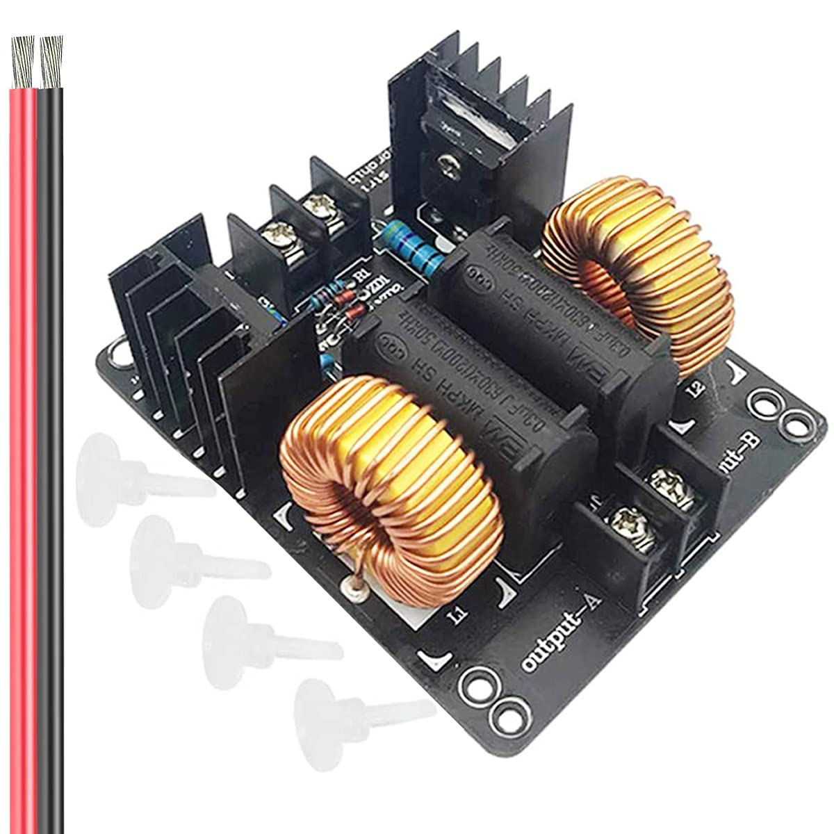 Daoki Dc12 30V Zvs Flyback Driver Board Coil Marx Generator Arc Igniter Induction Heating Power Module 20A 1000W High Voltage Dr