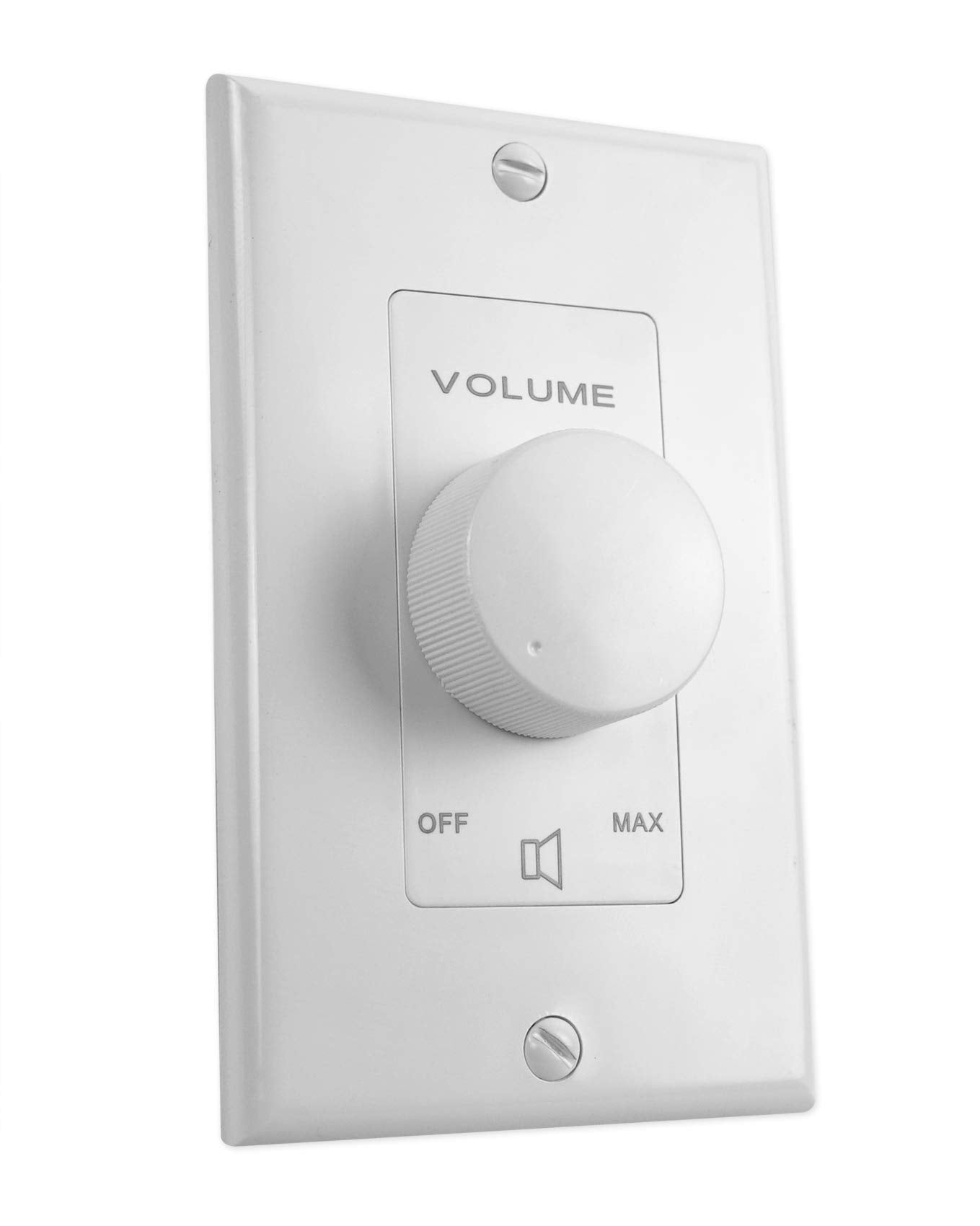 Rockville VOL7035 White 35w 70v Wall Volume Control Zone Controller Box 1Gang