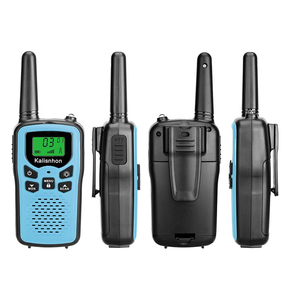 Walkie Talkies For Adults,Kalisnhon Walkie Talkies With 22 Frs Channels,Walkie Talkie Long Range With Flashlight Vox Lcd Display