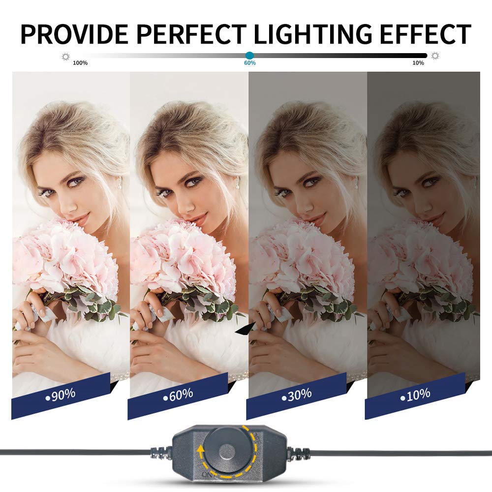 Gskaiwen Photography Studio Led Lighting Kit Adjustable Light Professional Electrical Lights With Light Stand Tripod Photographi