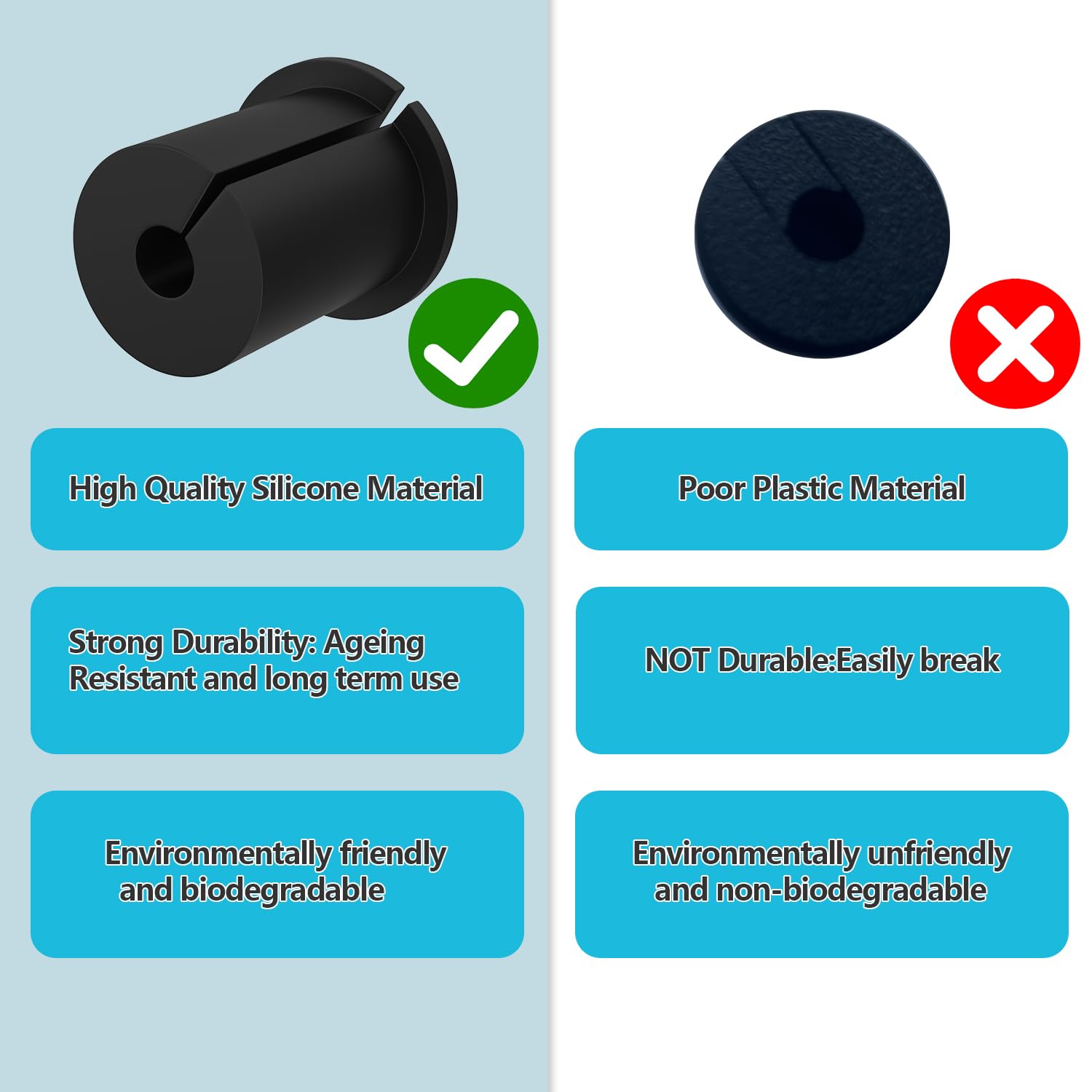 4Pcs Wall Bushing Grommet For Starlink Dishy Ethernet Adapter Cable,1 Inch Starlink Cable Routing Kt Accessories Silicone Feed W