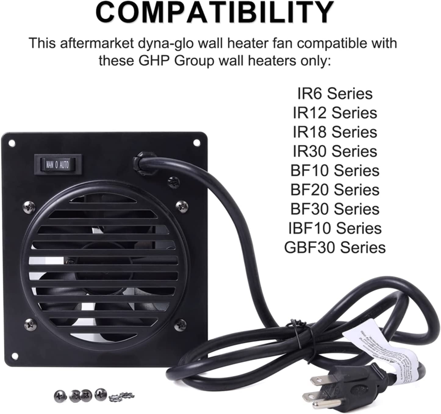 Replacement Whf100 Dynaglo Heater Fan Blower, Vent Free Wall Heater Fan Whf100 For Dynaglo, Mr. Heater Wall Heaters