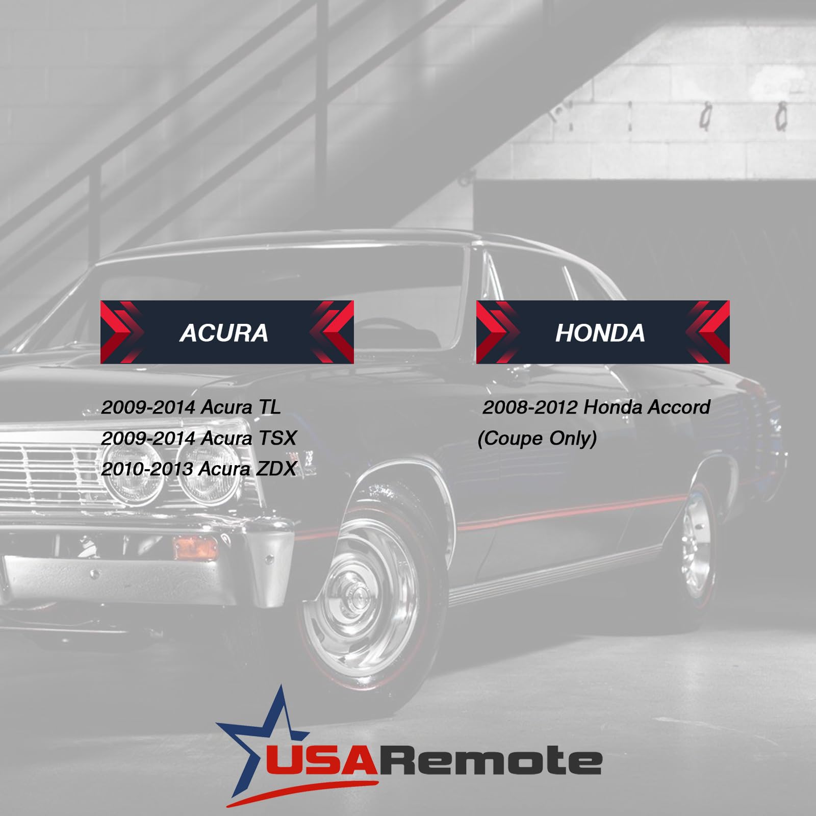 Car Flip Key Fob Keyless Entry Remote Fits 2009 2014 Acura Tl Tsx / 2010 2013 Acura Zdx (Mlbhlik 1T, 2500A Hlik1T)