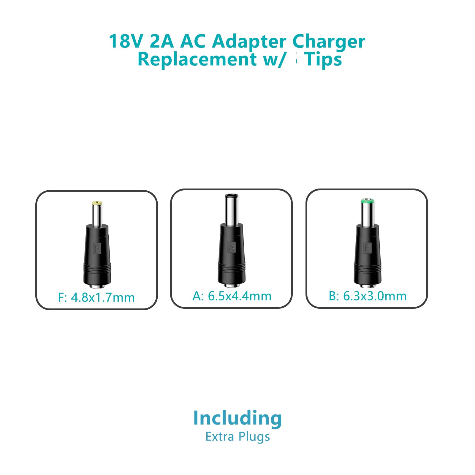 18V Dc Adapter Charger Compatible For Altec Lansing Mix 2.0 Rockbox Xl 2.0 Imw999, Altec Lansing Imw889 Bluetooth Speakers, Broo