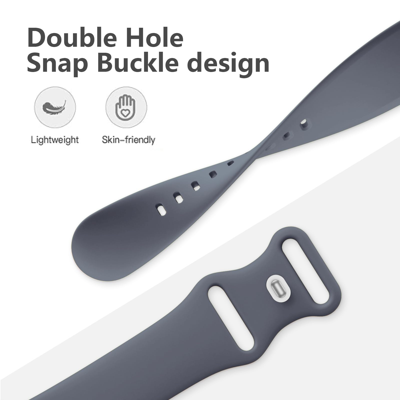 Imivio Sport Band Compatible With Apple Watch Se 40Mm Band 38Mm 40Mm 41Mm 42Mm 44Mm 45Mm 49Mm For Women Men, Soft Silicone Water