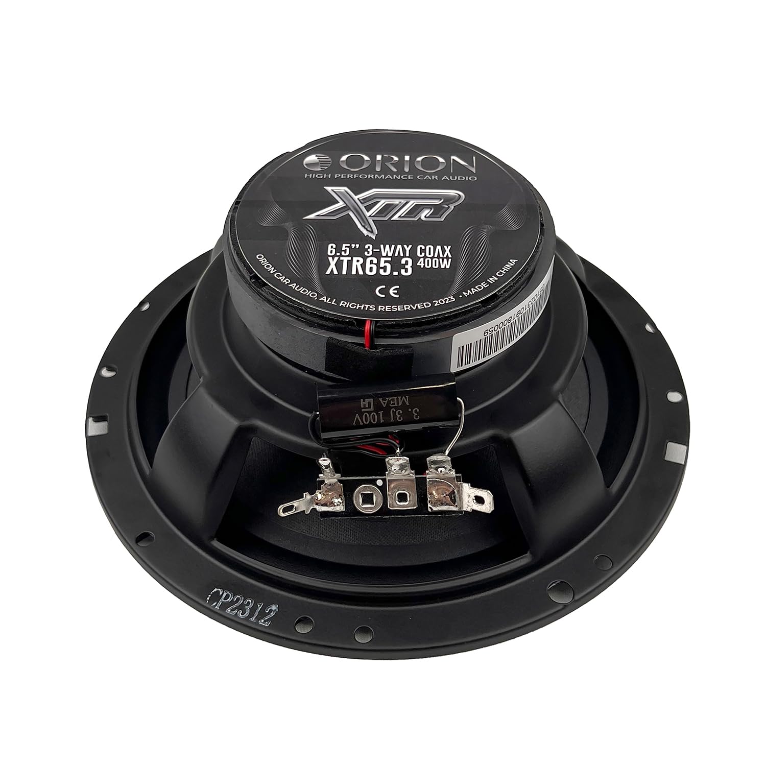 Orion Xtr65.3 4 Ohms 6.5    3 Way Coaxial Speaker 75 Watts Rms 400 Watts Coaxial Car Audio Set Of 2 Speakers