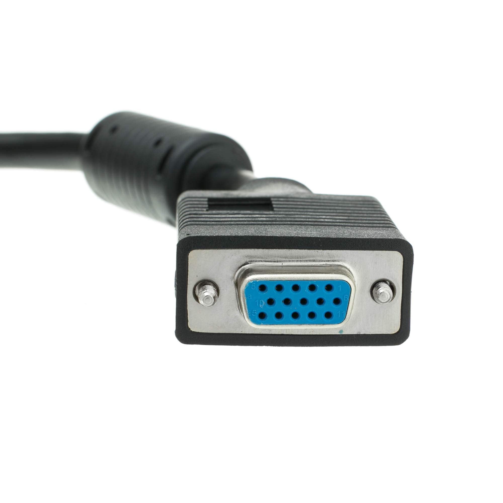 Cablewholesale Vga Extension Cable Svga Male To Female Hd15 Male To Hd15 Female Double Shielded Monitor Video Coaxial Cable With