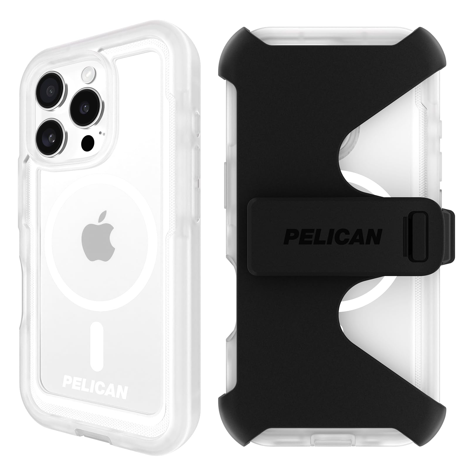 Pelican Voyager Iphone 16 Pro Case [Compatible With Magsafe] Rugged Phone Case W/ 18Ft Military Grade Drop Protection   Heavy Du