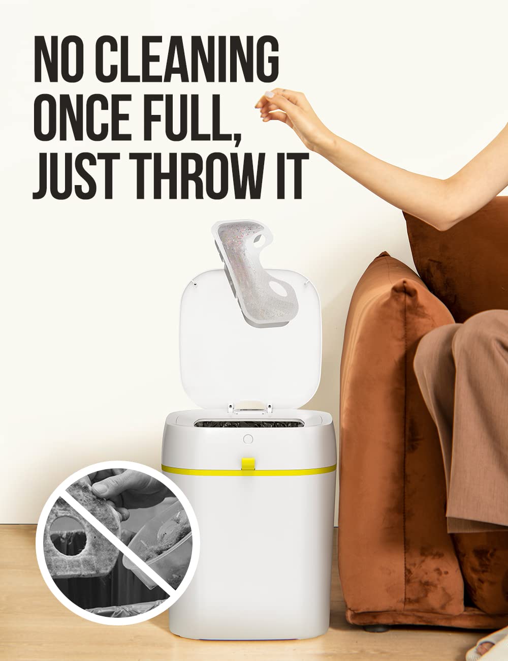 Litheli Cordless Vacuum Mop Cleaner, 2 In 1 Hard Floor Stick Vacuum, Wet Dry Mop, 2 Disposable Dust Boxes, 14 Disposable Pads &