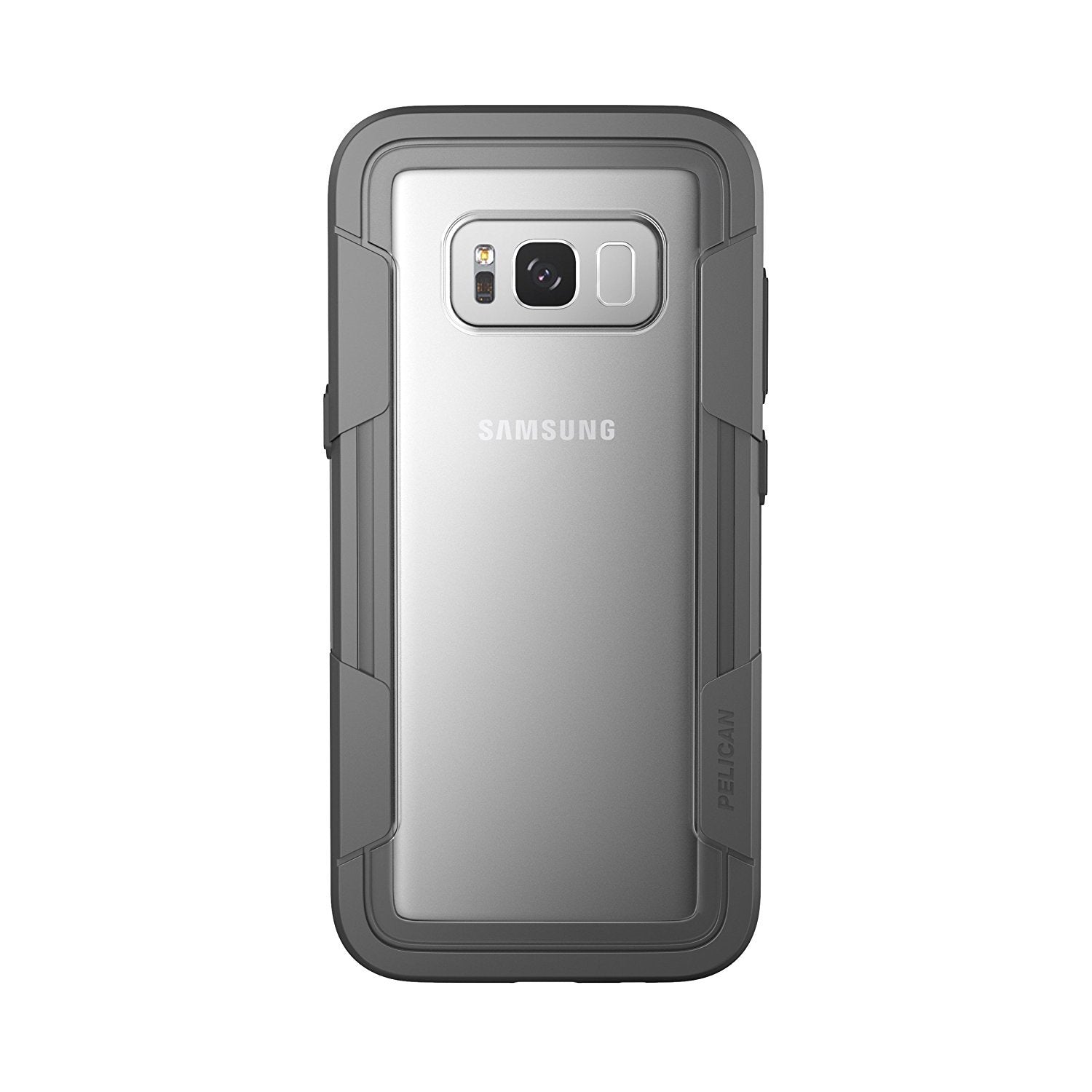 Pelican Voyager Phone Case for Samsung Galaxy S8+ (Clear/Gray)