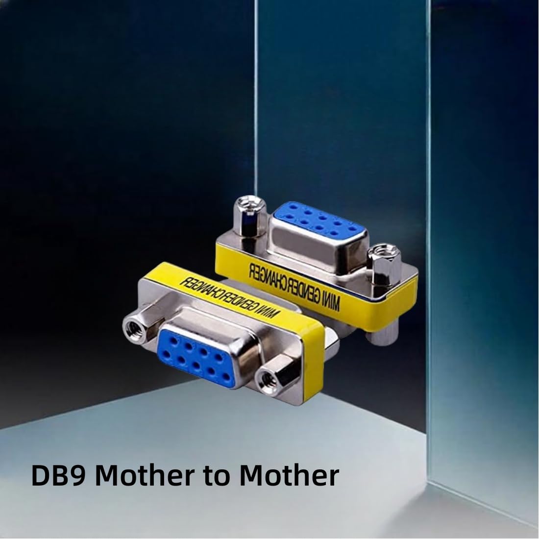 Luoqiufa 2 Pack Rs232 Serial Cable 9 Pin Db9 Female To Femalegender Changer Coupler Adapter Connector